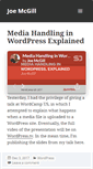 Mobile Screenshot of joemcgill.net